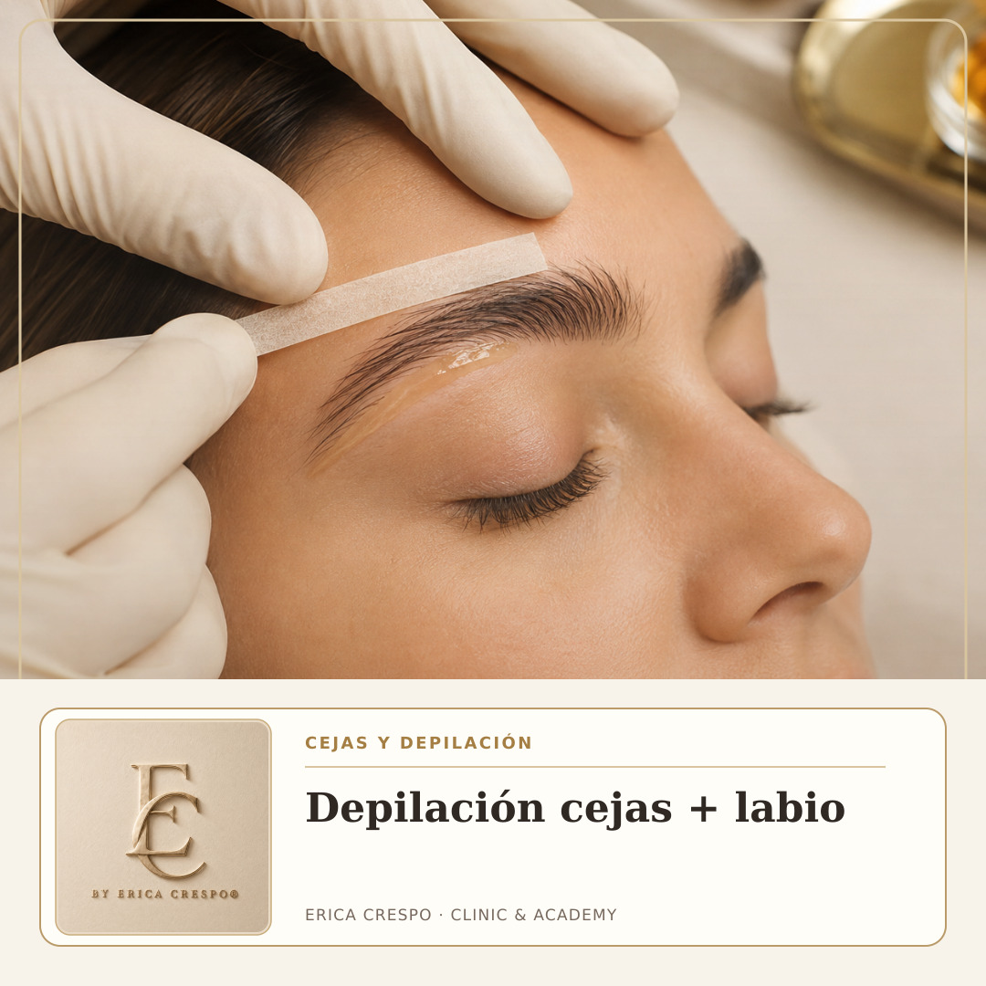 Ficha de Depilación cejas + labio · Erica Crespo