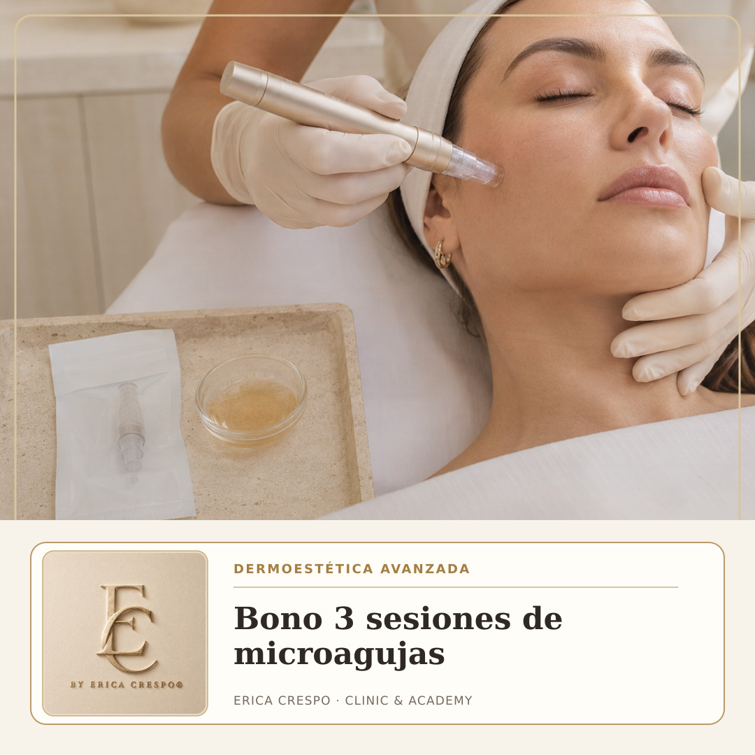 Ficha de Bono 3 sesiones de microagujas · Erica Crespo