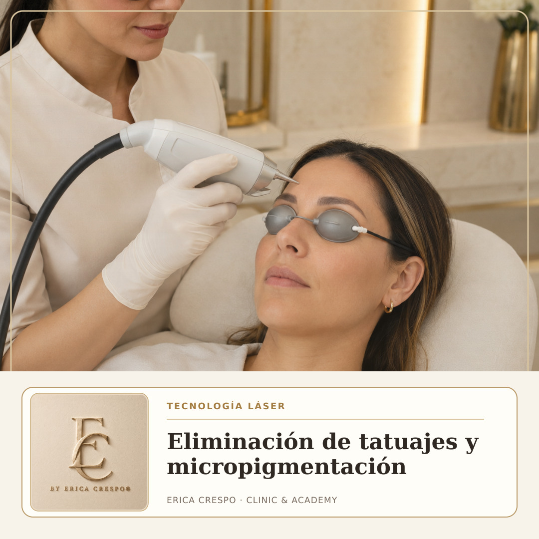 Ficha de Eliminación de tatuajes y micropigmentación · Erica Crespo
