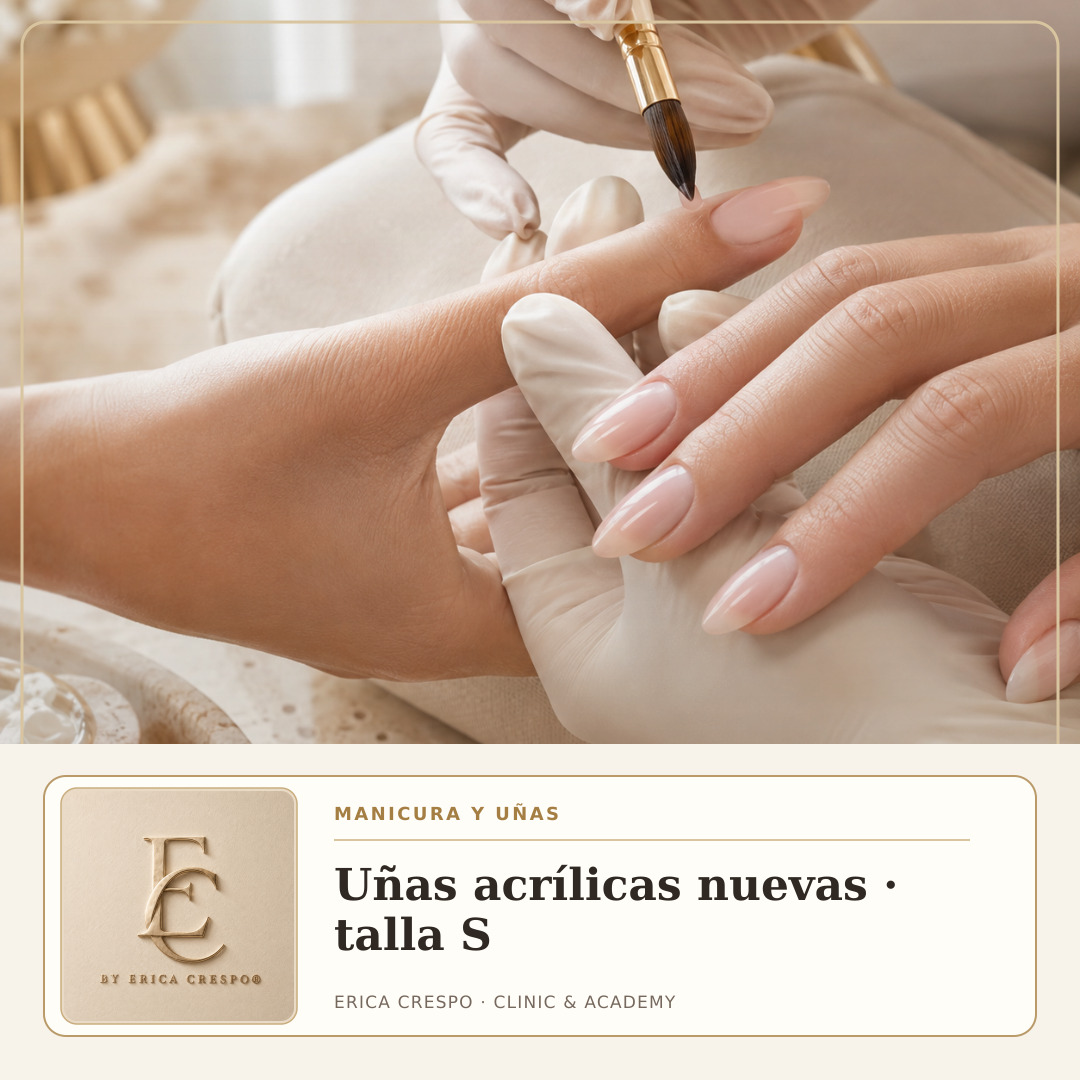 Ficha de Uñas acrílicas nuevas · talla S · Erica Crespo