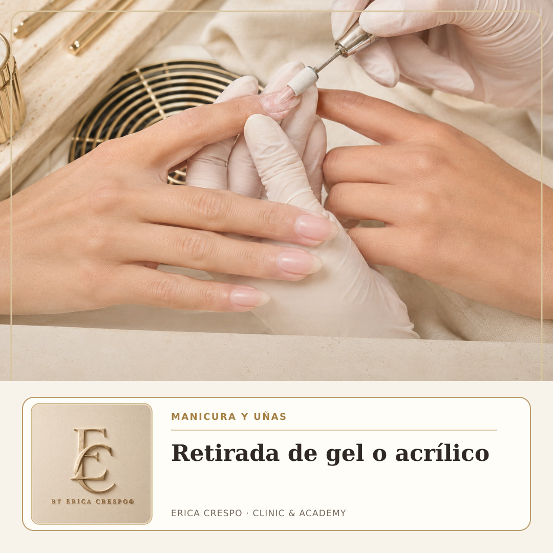Ficha de Retirada de gel o acrílico · Erica Crespo
