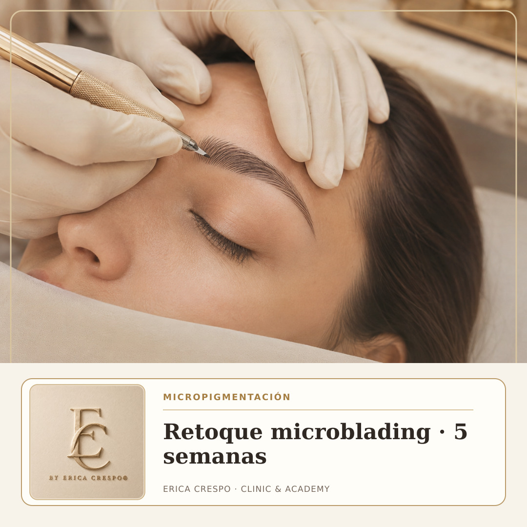 Ficha de Retoque microblading · 5 semanas · Erica Crespo