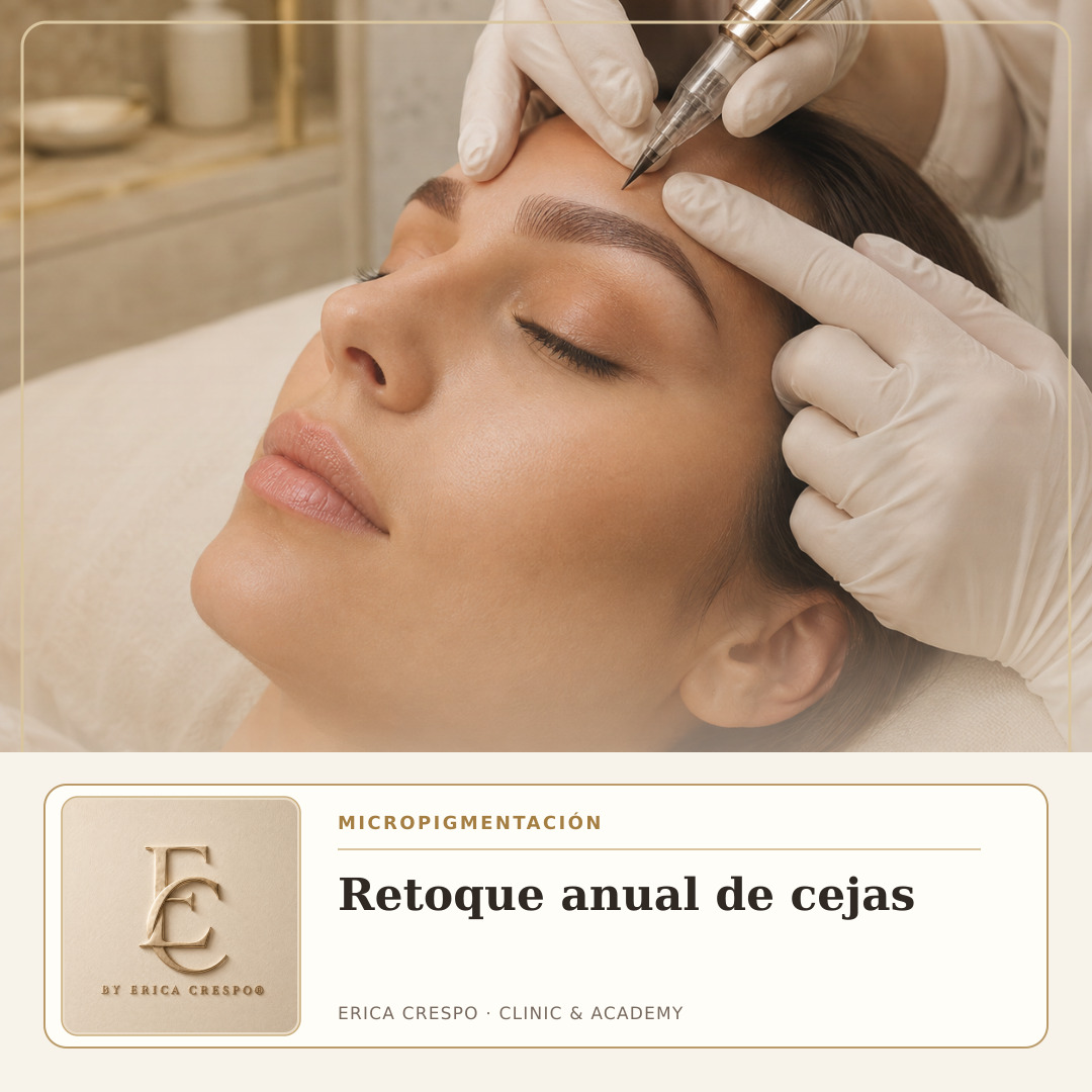 Ficha de Retoque anual de cejas · Erica Crespo