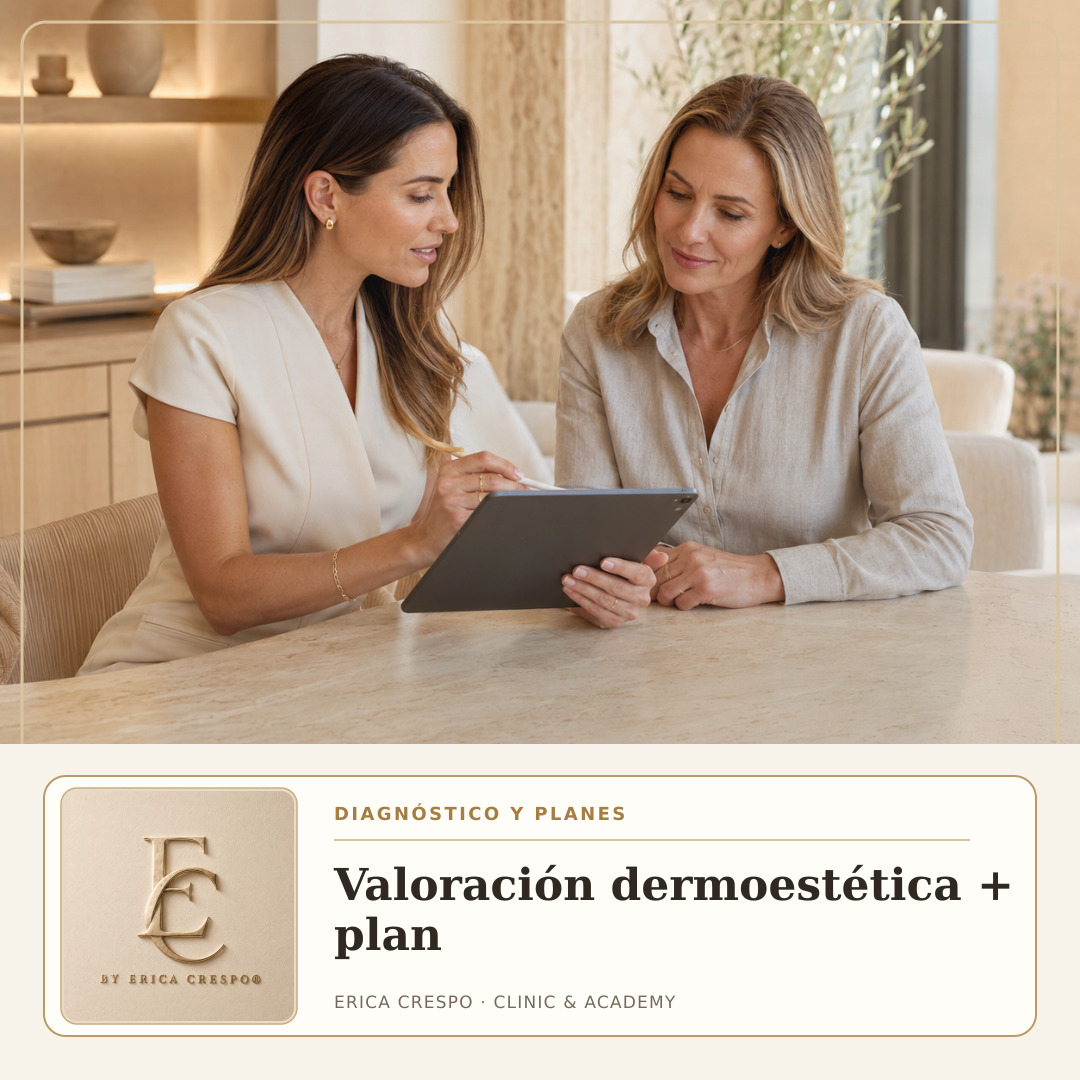 Ficha de Valoración dermoestética + plan · Erica Crespo